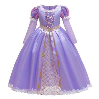 Disney Princess Rapunzel Girl Dress
