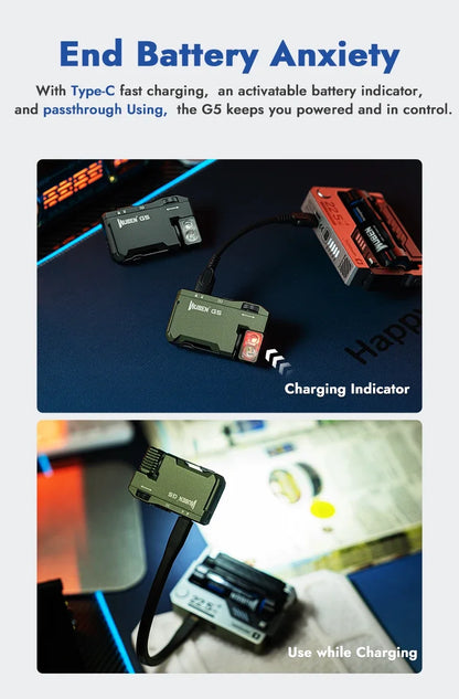 WUBEN G5 EDC Flashlight 400Lumens-Green