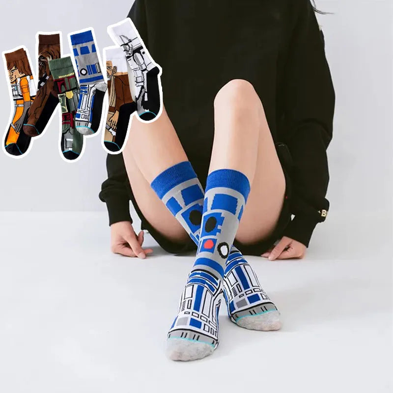 1 pair Autumn Winter Anime Socks