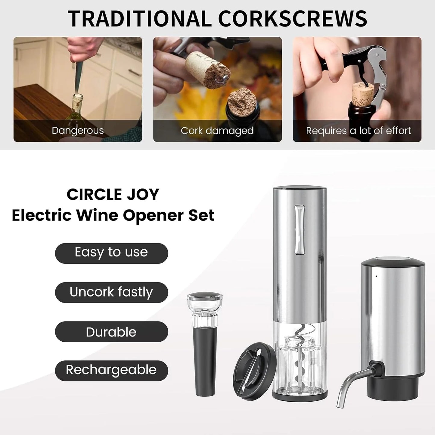 Rechargeable Electric  Wine Openers