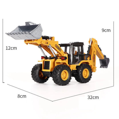 Alloy Tractor Kids Excavator Bulldozer Miniature crane