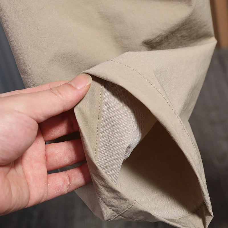 Lightweight Breathable Men's Summer Casual Pants Qui Dry Elastic Soft