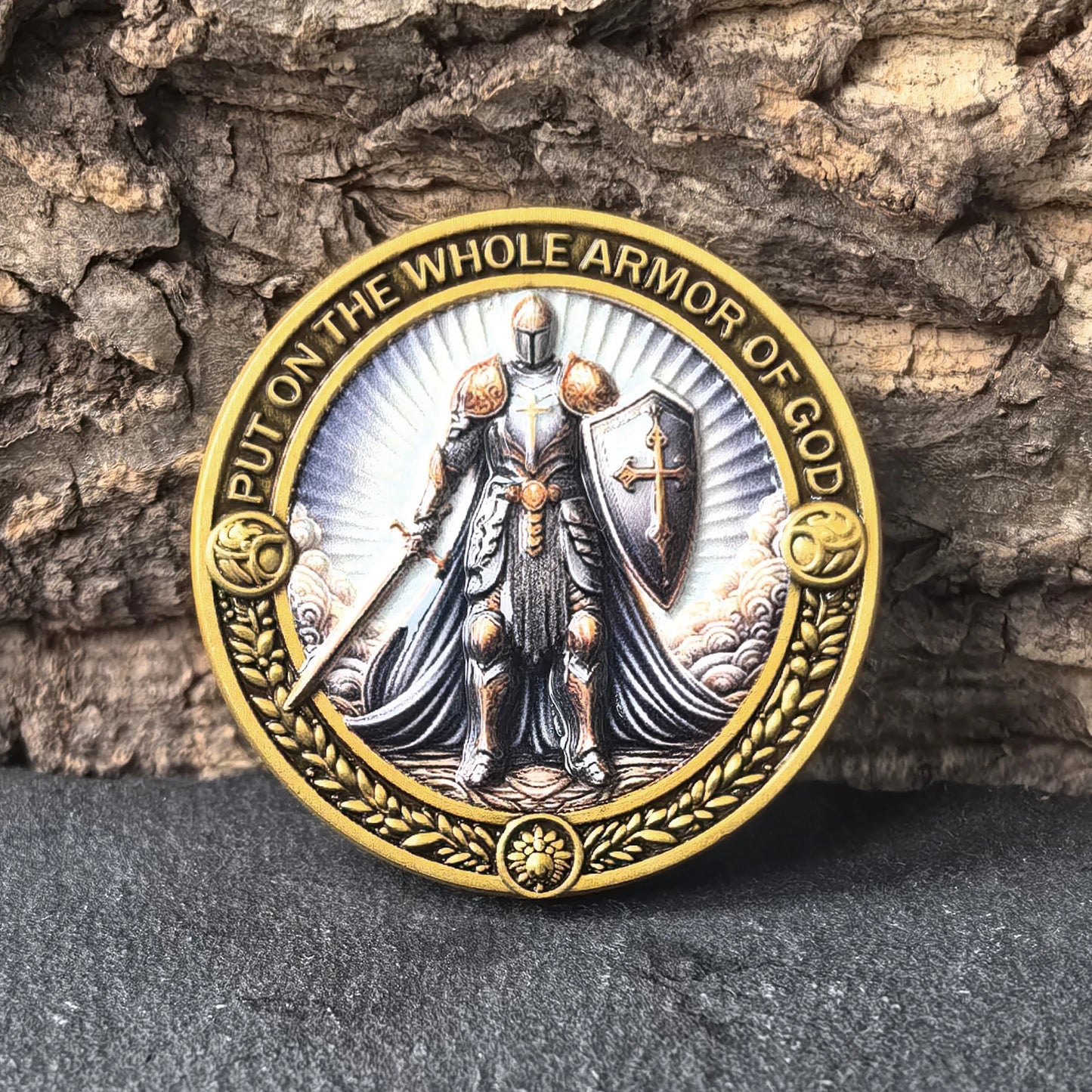 Armor of God Challenge Coin