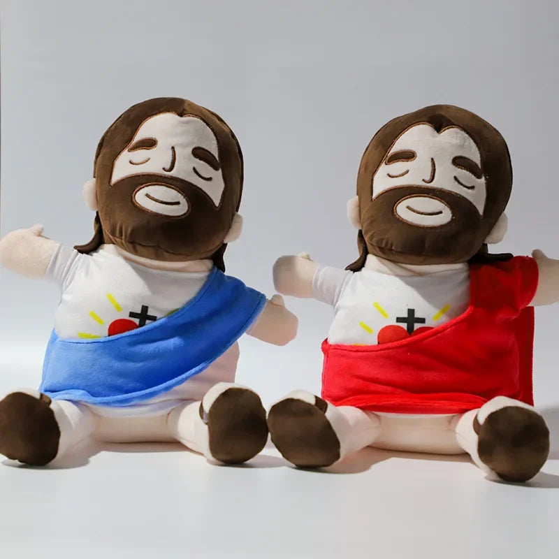 38CM Breath Jesus Soothes Plush Toy
