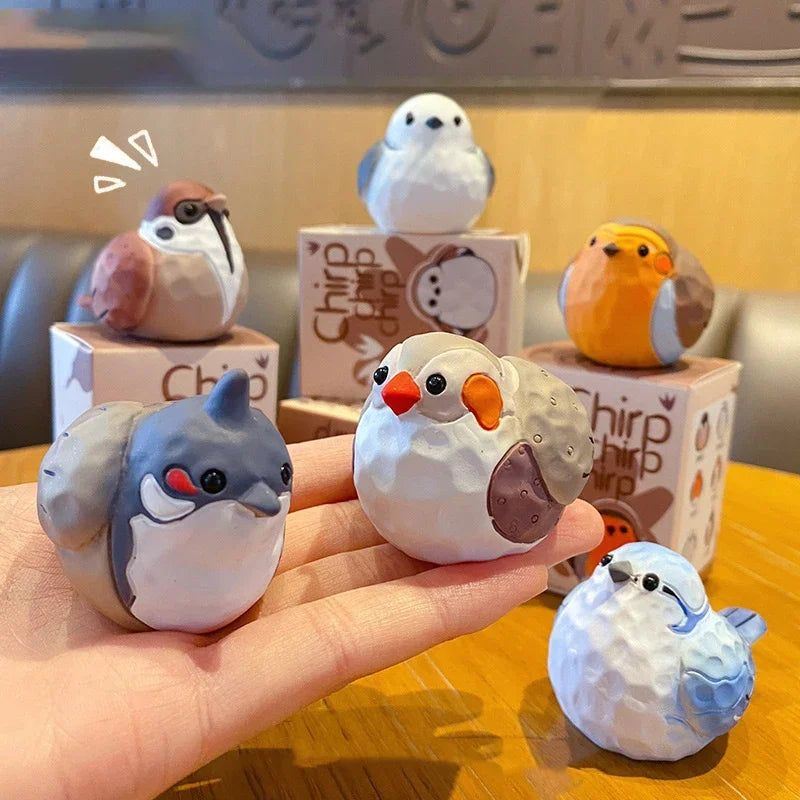 Handcrafted Resin Bird wood