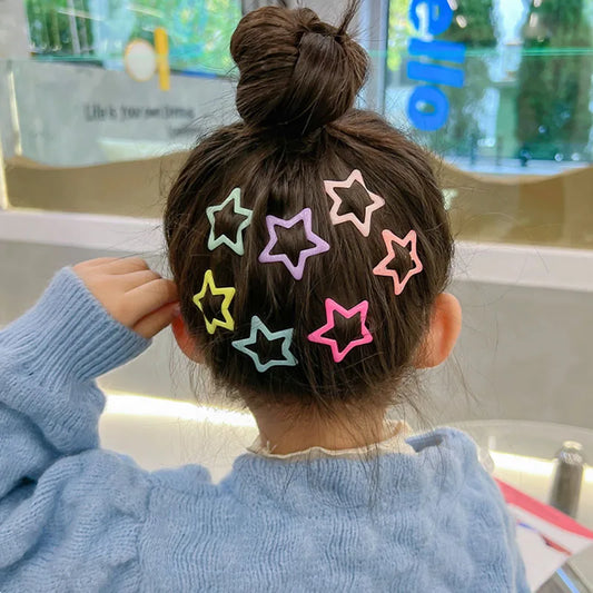 10pcs/set Cute  Shape Hair Clips