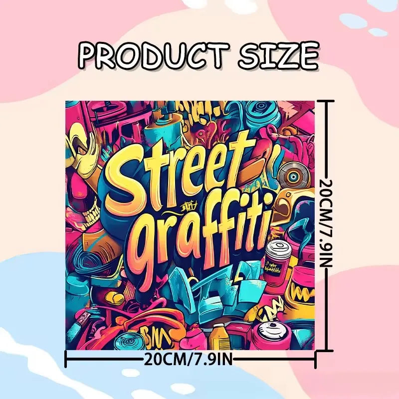 Street Graffiti Colouring Book