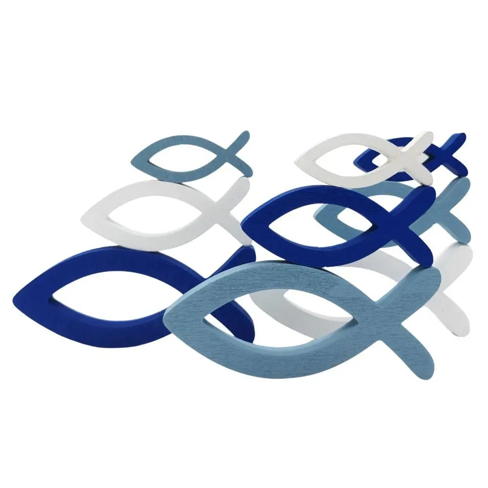 9Pcs Handcrafted Ocean Fish