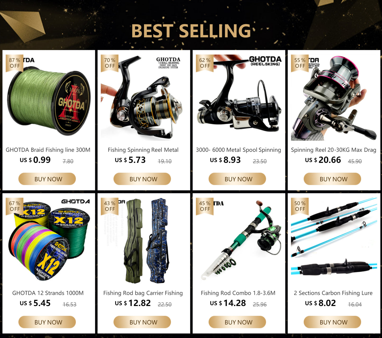 Micro Fish Lure Fishing Rods 1.8m 2.1m Carbon