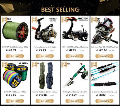 Micro Fish Lure Fishing Rods 1.8m 2.1m Carbon