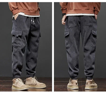 Winter Fleece Men Casual Pants