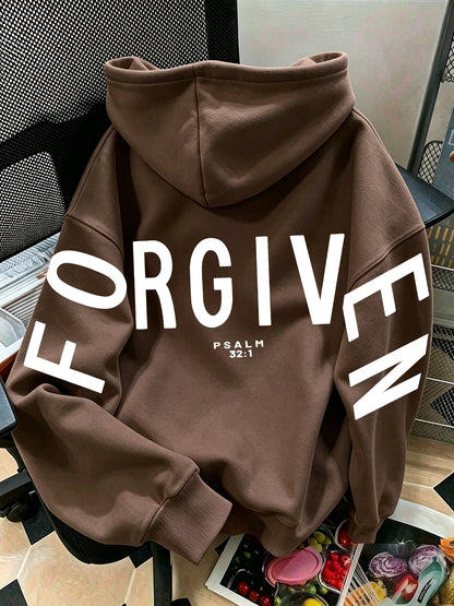 Women Oversized FORGIVEN Letter Print