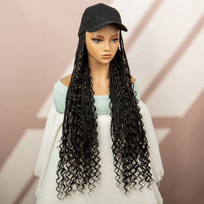 Synthetic Baseball Cap Wig