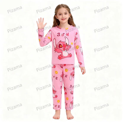 Girls Pajamas Sets Sleepwear Hello Kitty