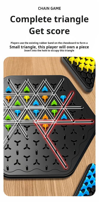 Chain Triangle Chess Game Band  Educational Interactive Game