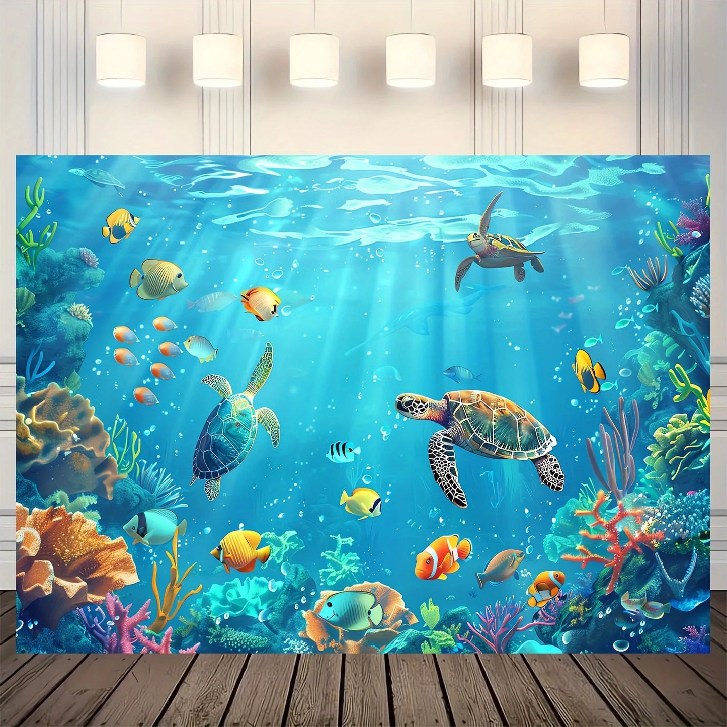 Underwater Party Background