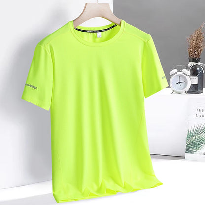 9xl Large Plus Size Quick Dry Short Sleeve T Shirt