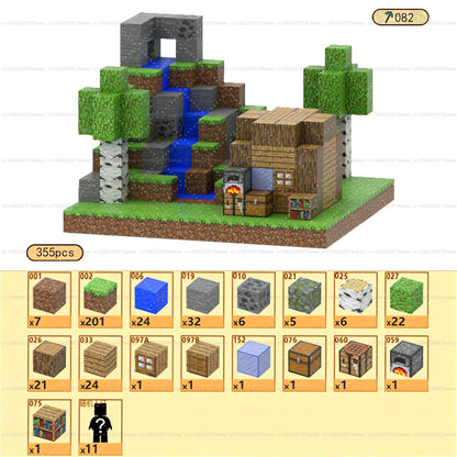 Minecraft Magnetic Building Blocks Mine World Magnet