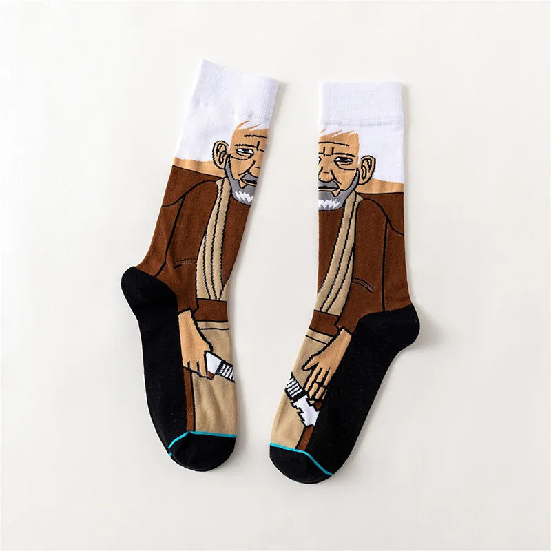 1 pair Autumn Winter Anime Socks