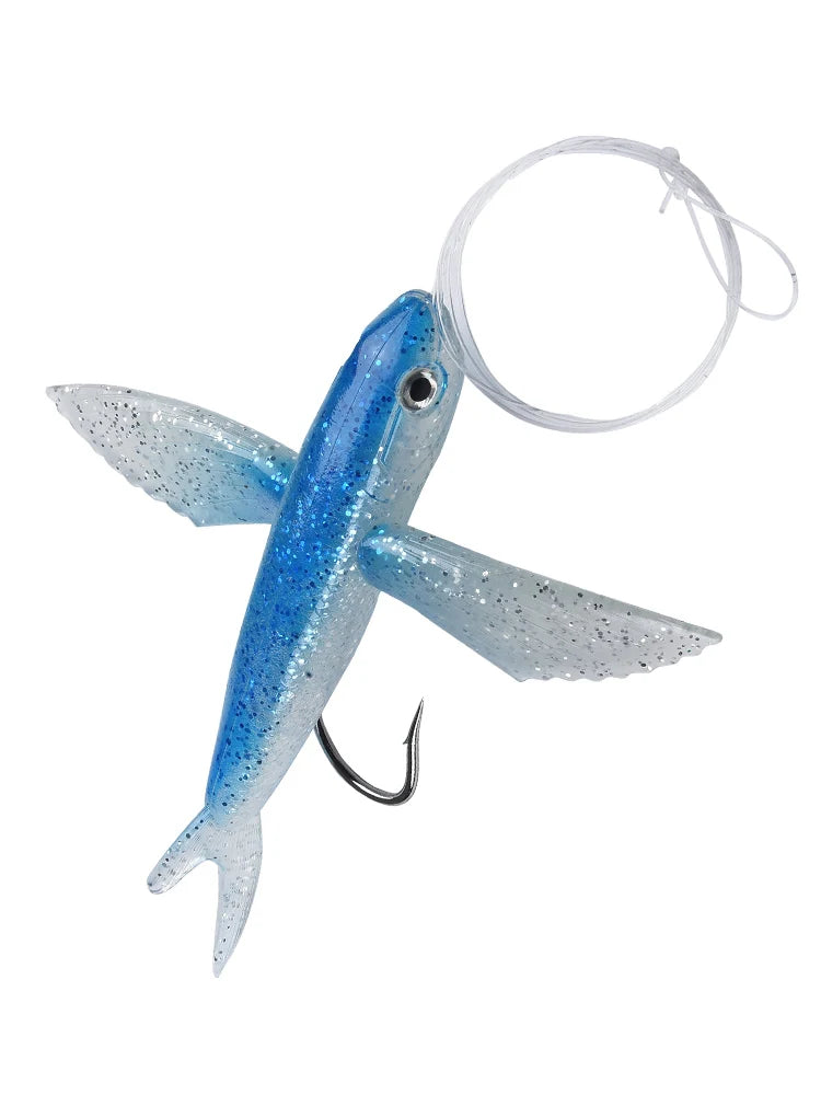Soft Tuna Lure Flying Fish Artificial Bait