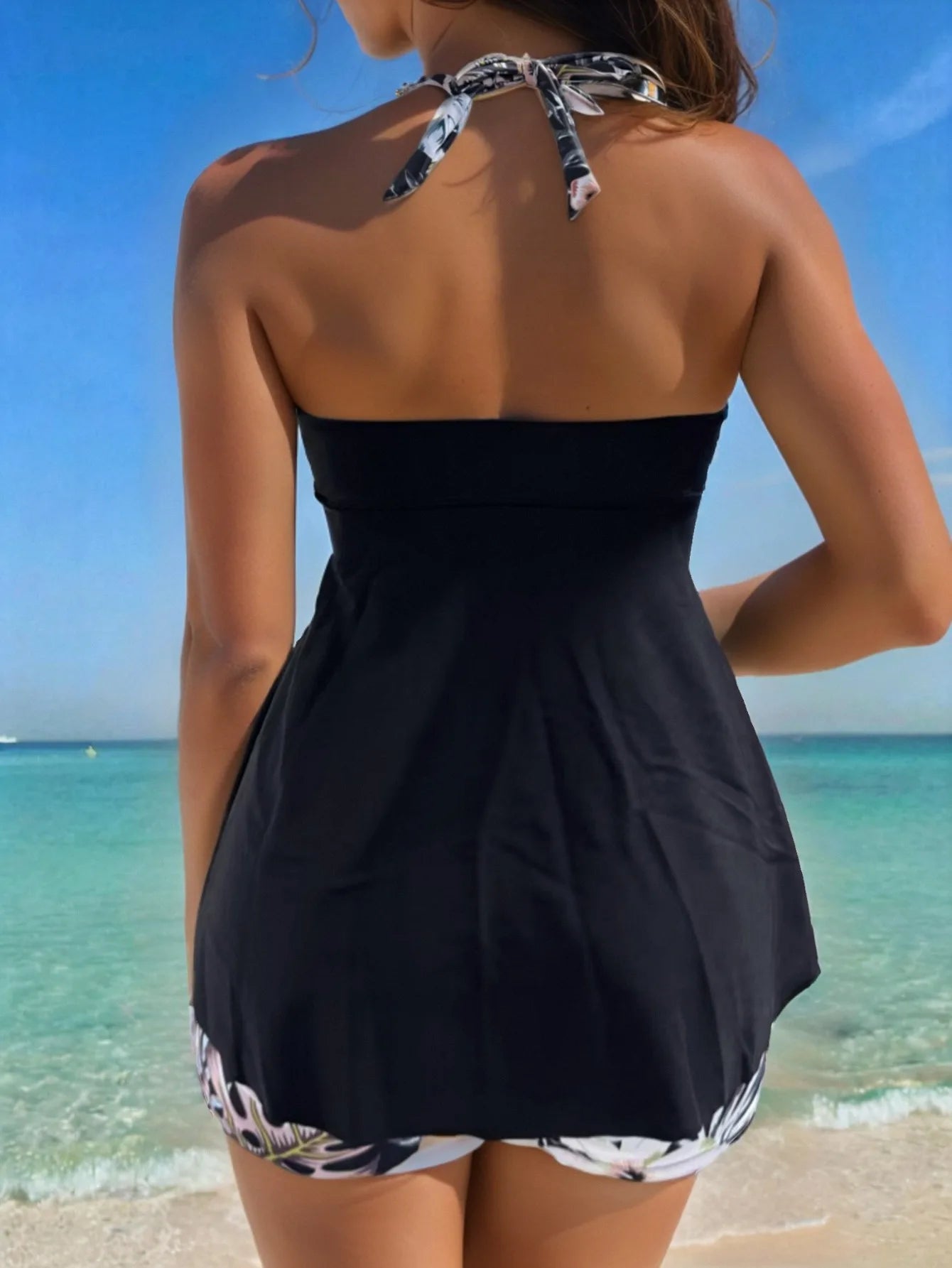 Bikini Two-Piece Swimsuit Women's Large Size