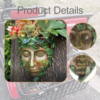 Tree Face Sculpture Planter