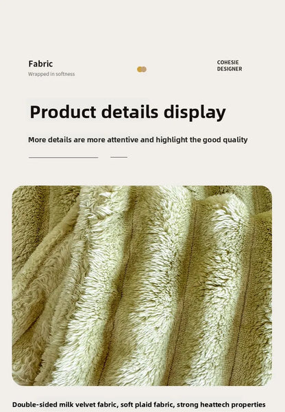 Flannel thick blanlet