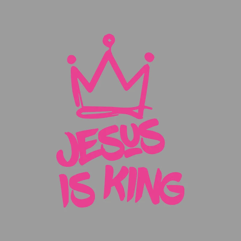 Jesus is King and wears a crown