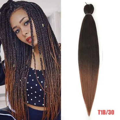 Synthetic Fiber Braiding Hair Ombre Braiding