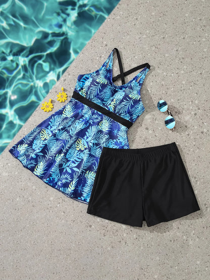 Bikini Two-Piece Swimsuit Women's Large Size