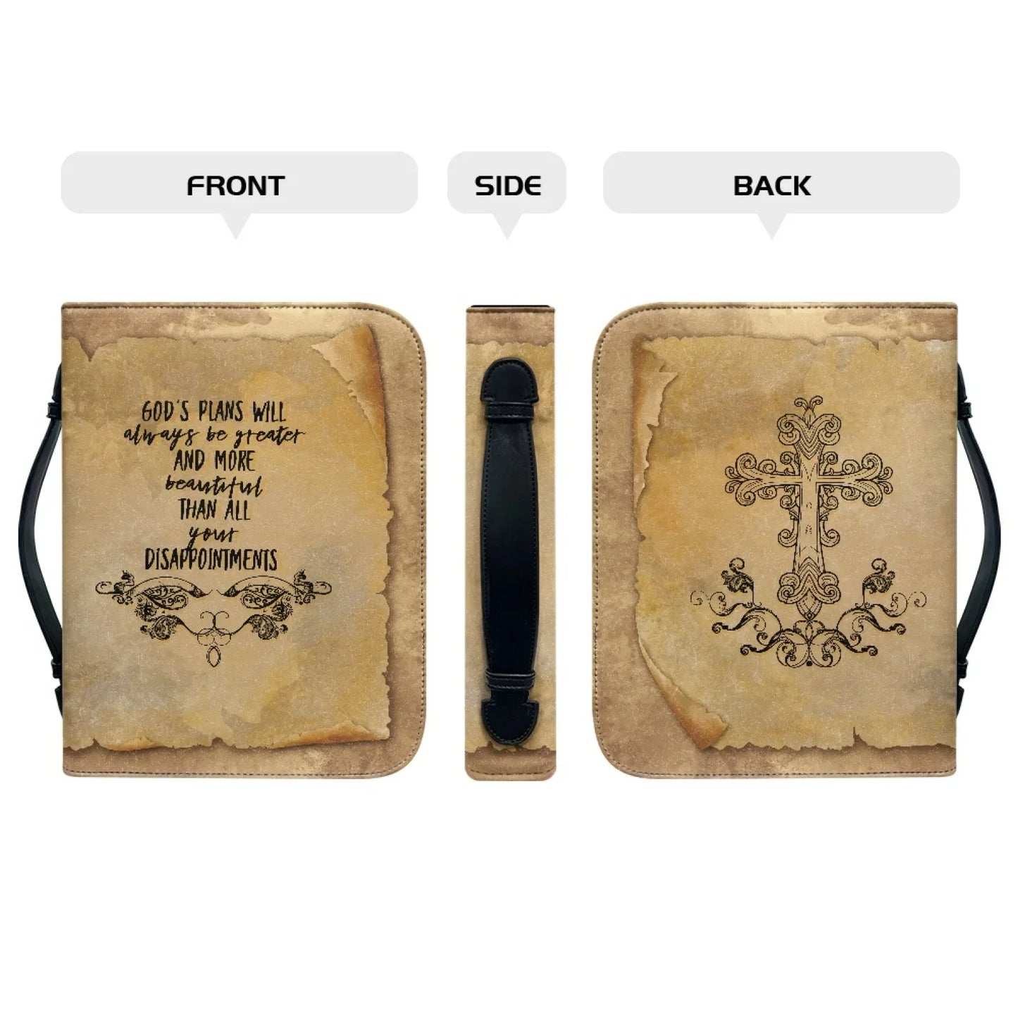 Custom Your Image Print Leather Bible Bag