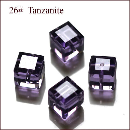 cube beads crystal