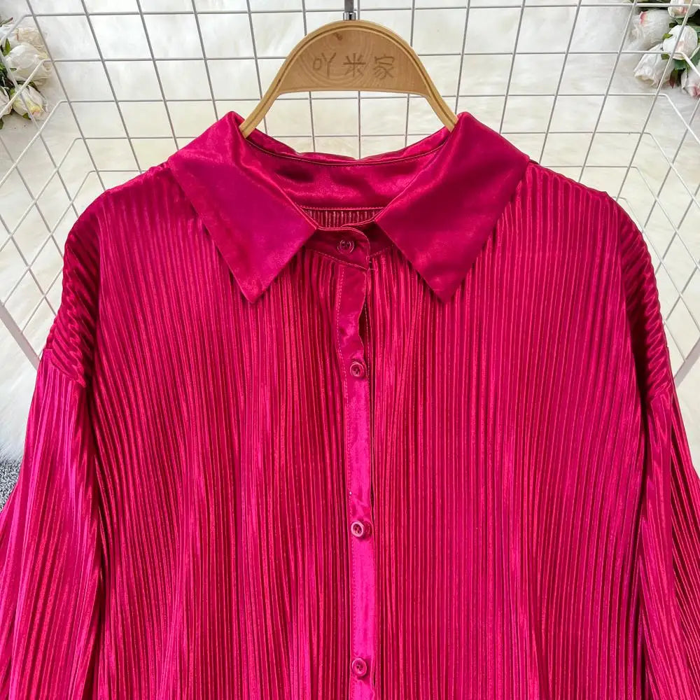 Fashion New Women Solid Casual Loose Two Pieces Set