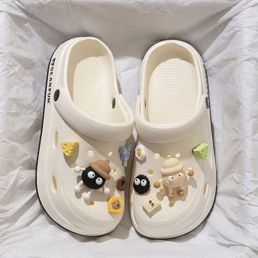 Women's rubber shoes like crocs