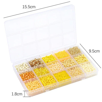 150g/Set Glass Accessories 15 Grid Glass