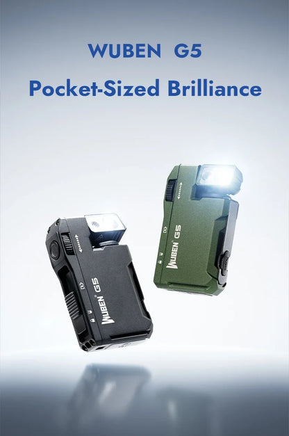 WUBEN G5 EDC Flashlight 400Lumens-Green