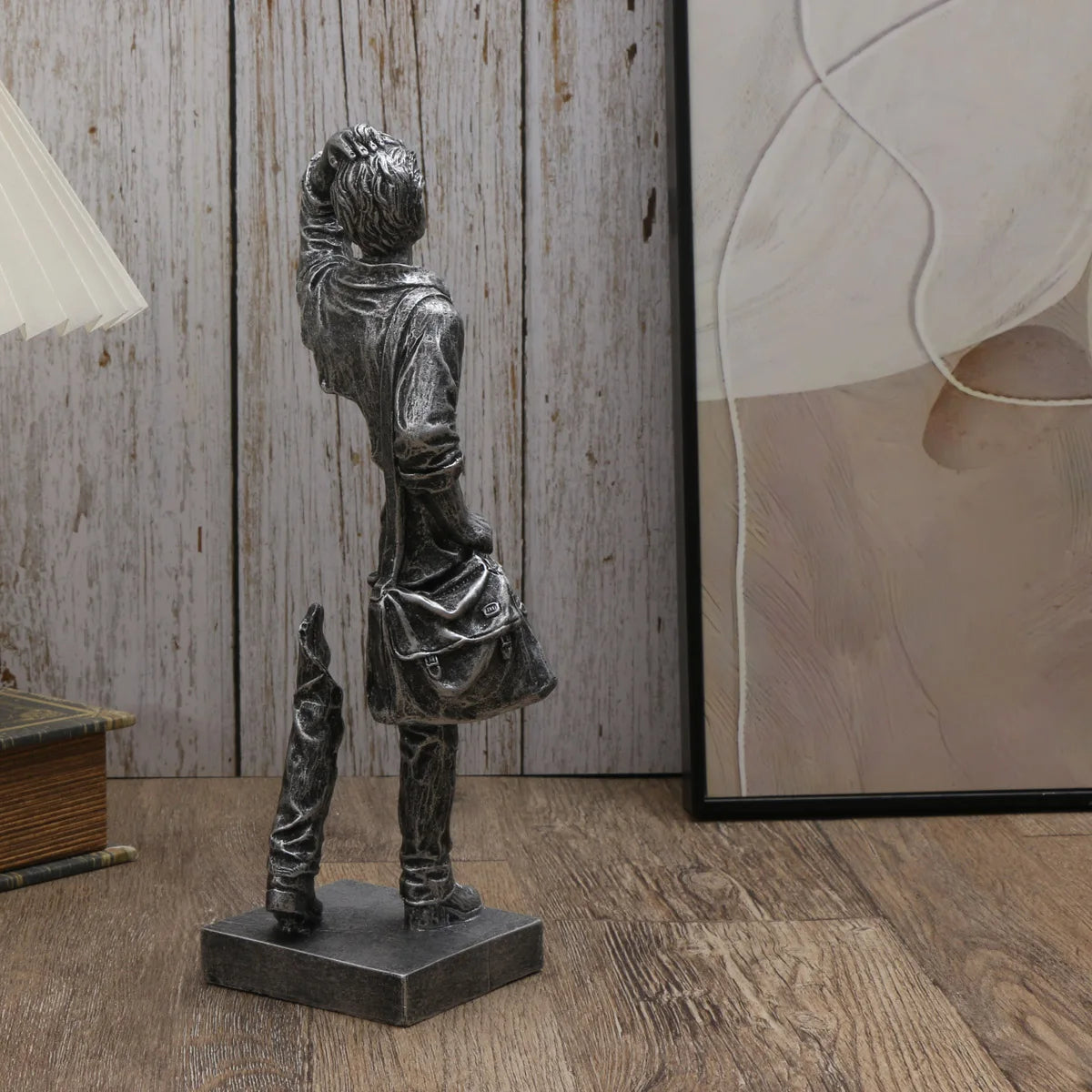 Traveler Sculpture - Abstract Resin Decor