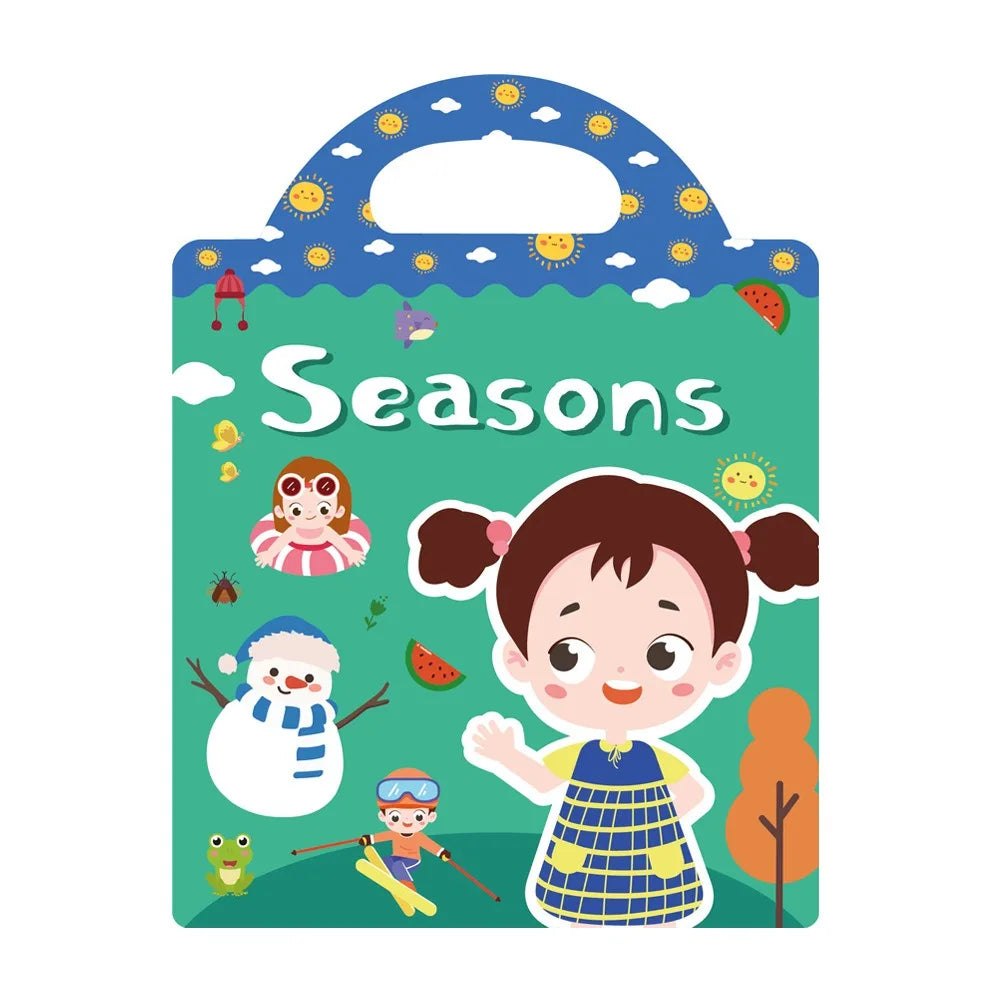 Educational Jelly Sticker Books