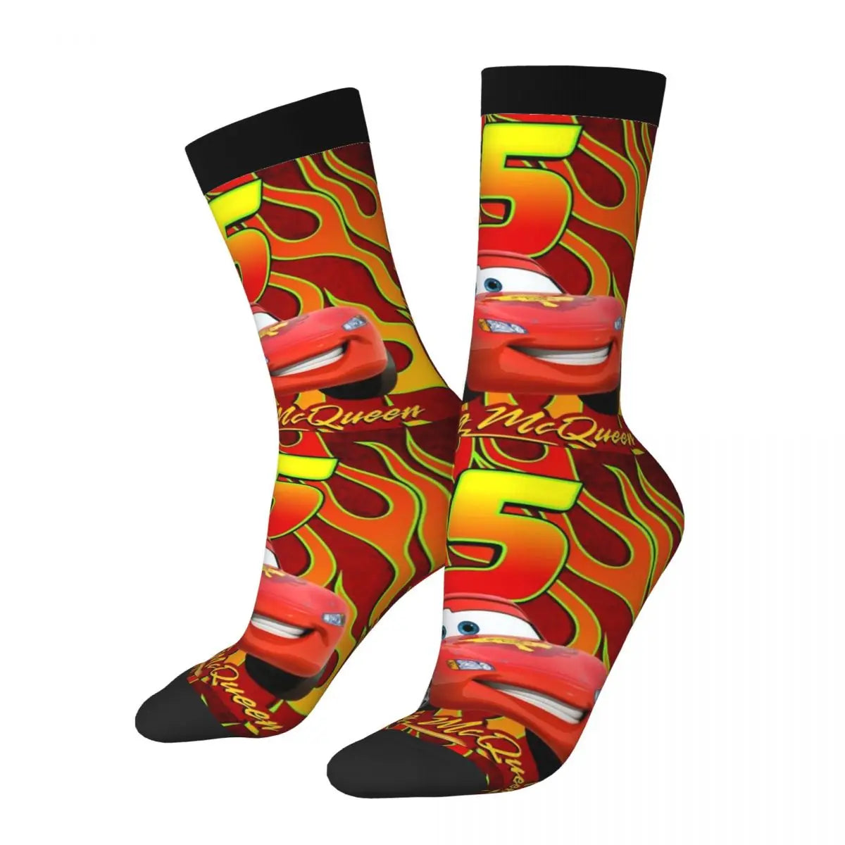 Race Lightning Mcqueen socks