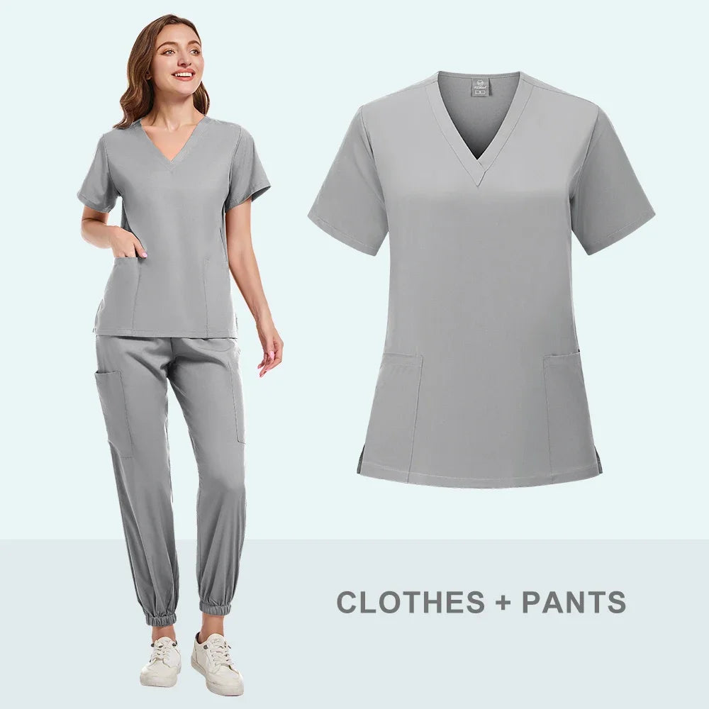 Medical Scrub Suits Uniform Women