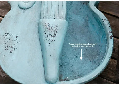 European Style Violin Planter Artistic Flower Pot