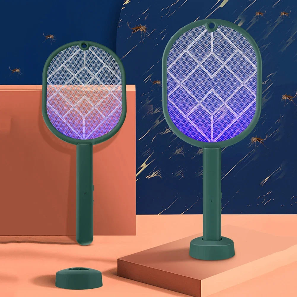 2-in-1 Electric Mosquito Swatter Mosquito Killer USB Rechargeable