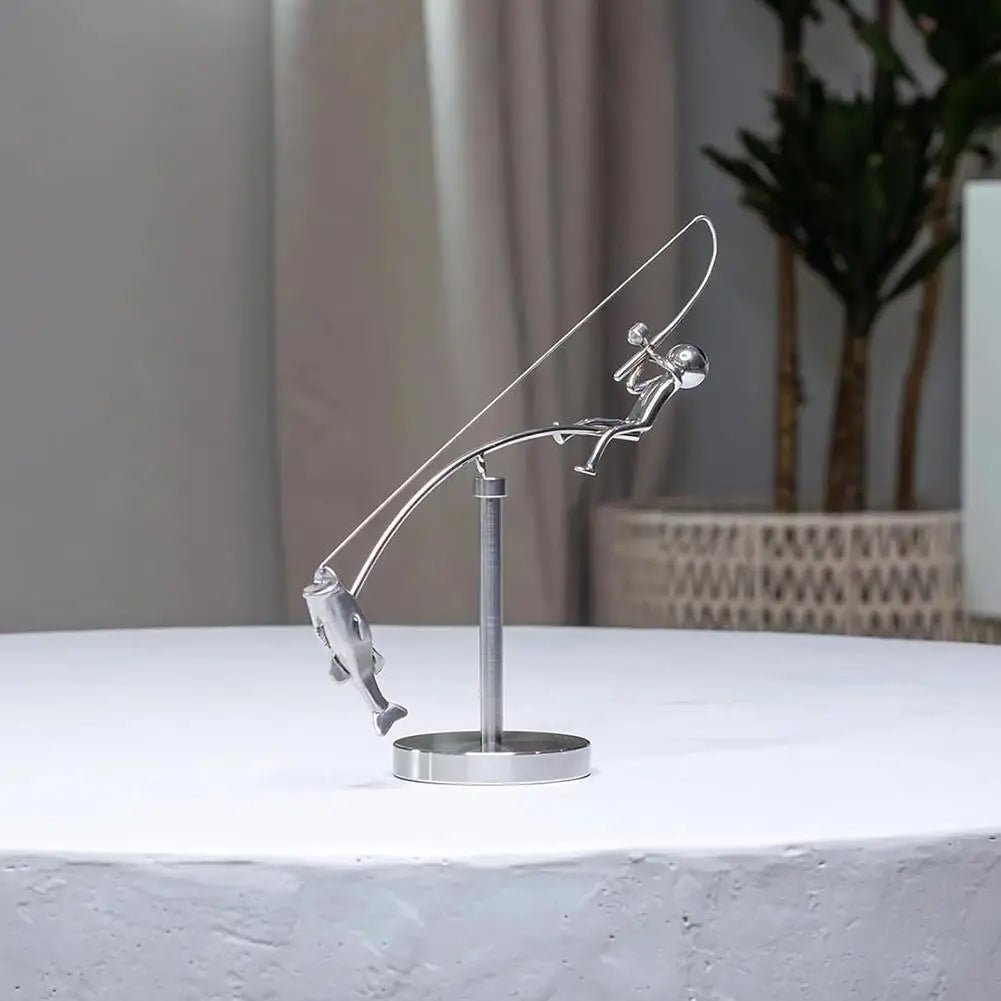 The Fisherman Balancing Sculpture