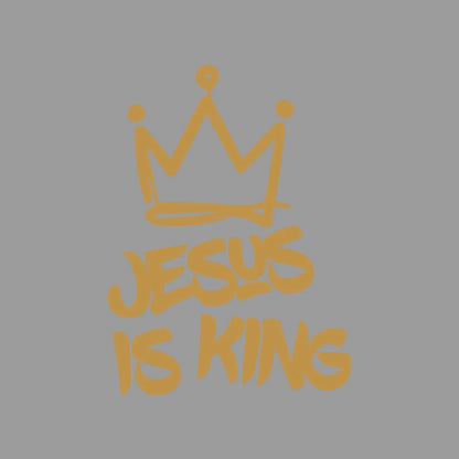Jesus is King and wears a crown