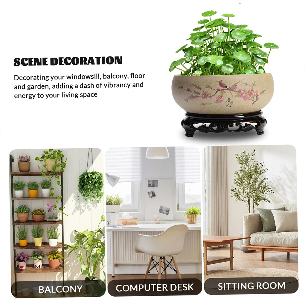 Elegant Bowl Planter Decor Lotus Bowls For Balcony Garden Lotus Bowls