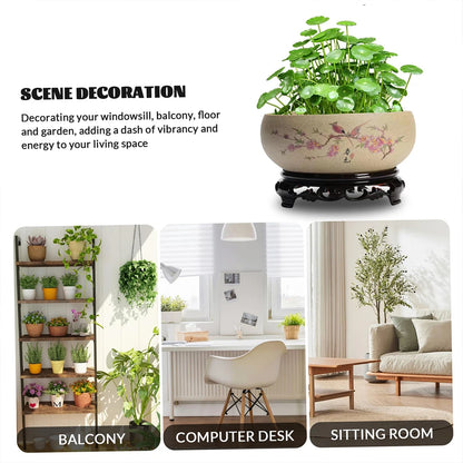 Elegant Bowl Planter Decor Lotus Bowls For Balcony Garden Lotus Bowls