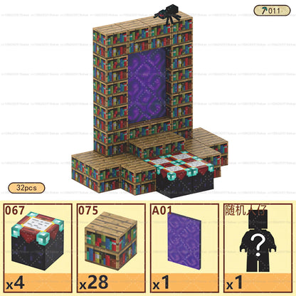 Minecraft Magnetic Building Blocks Mine World Magnet