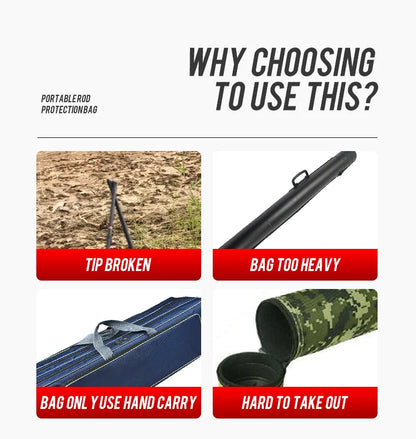 Kingdom Spinning Fishing Rods 102cm-152cm Casting Rod Protection Rope