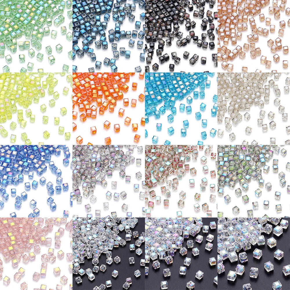 50pcs Glass Crystal Beads