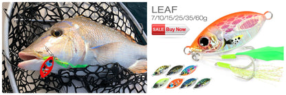 Glow Fishing Lure Casting Tuna15g30g40g60g Slow Pitch Jig Sea Bass